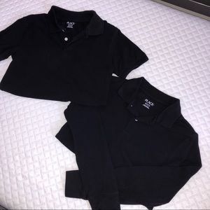 Children’s Place 🖤 Black Polo size 14 XL